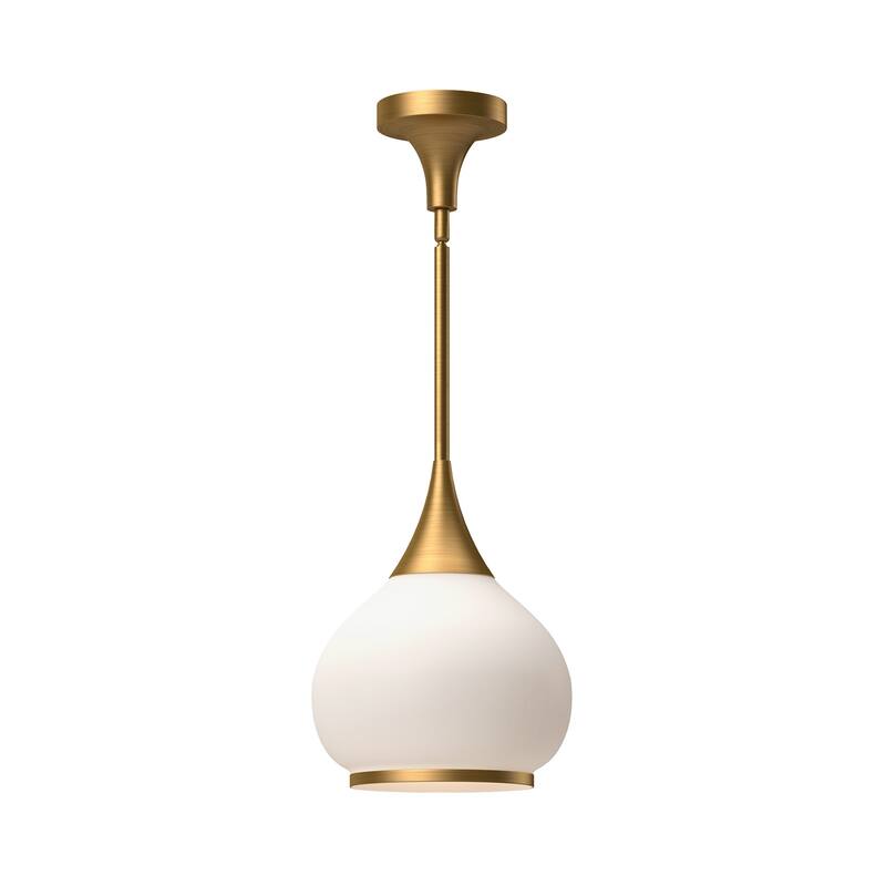 Alora Lighting PD524110OP Hazel 10" Wide Pendant with Opal Glass Shade