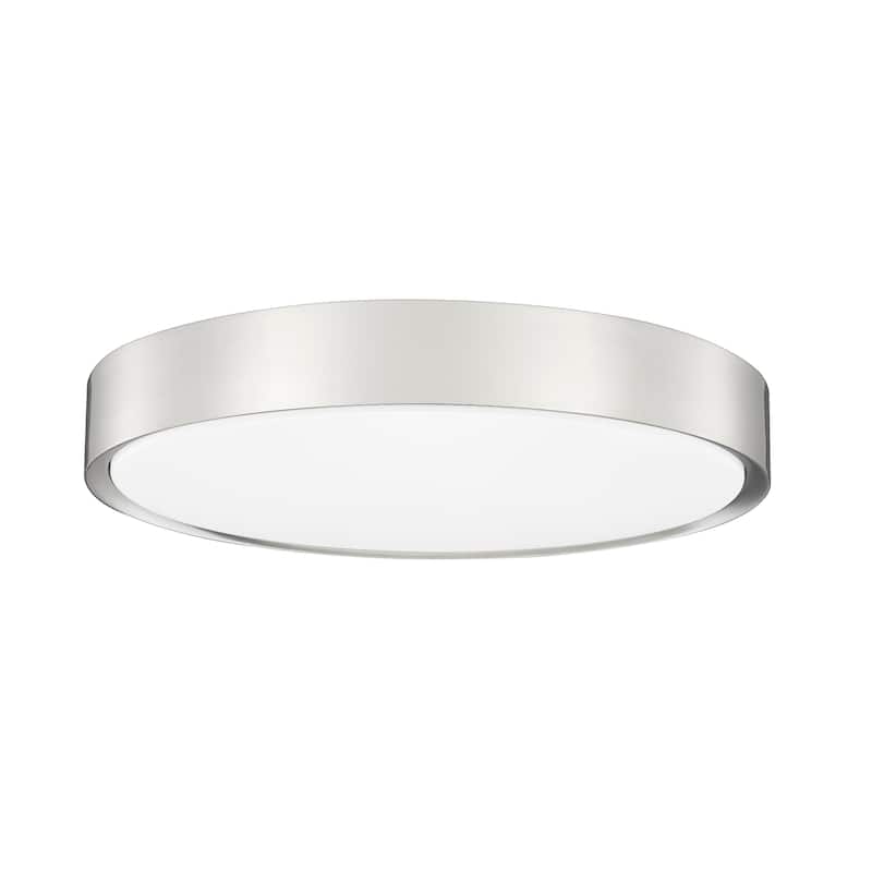 Kawan 1 Light Flush Mount in Brushed Nickel