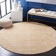 preview thumbnail 106 of 174, SAFAVIEH Vision Tanasa Modern Ombre Tonal Rug 6'7" Round - Beige