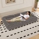 preview thumbnail 9 of 26, Folding Sofa Chair with 5 Adjustable Positions Plush Floor Lounge Chair for Gaming, Meditation, and Relaxation