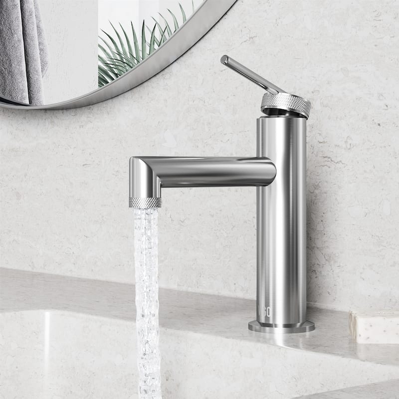 VIGO Sterling 7" H Single Handle Single Hole Bathroom Faucet