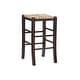 preview thumbnail 15 of 22, Linon Graham Backless Counter Stool (Set of 2) Walnut