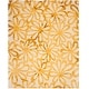 preview thumbnail 8 of 21, SAFAVIEH Handmade Dip Dye Caron Floral Watercolor Wool Rug 8' x 10' - Beige/Gold - Rectangle