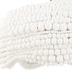 preview thumbnail 12 of 13, Uttermost Biddeford White Beaded Pendant (5 light) - 24"W x 24"D x 11.5"H