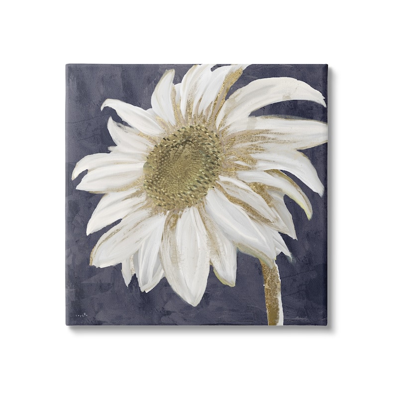 Stupell Distressed Daisy Petals Stretched Canvas Wall Art, Design by Sophie 6 - 17 x 17
