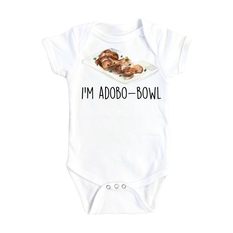 Philippines Adobo - Baby Boy Girl Clothes Infant Bodysuit Funny Cute Newborn - White - 0-3M