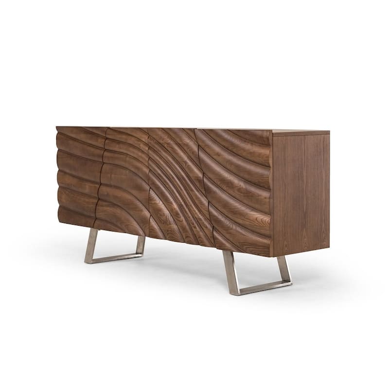 Modrest Finley Mid-Century Walnut Buffet