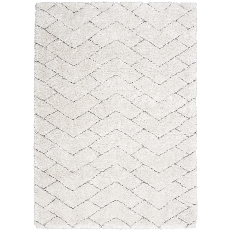 Fitel Power Loomed Modern Stain Resistant Soft Area Rug By HomeRoots - 72' X '48' X '1.58