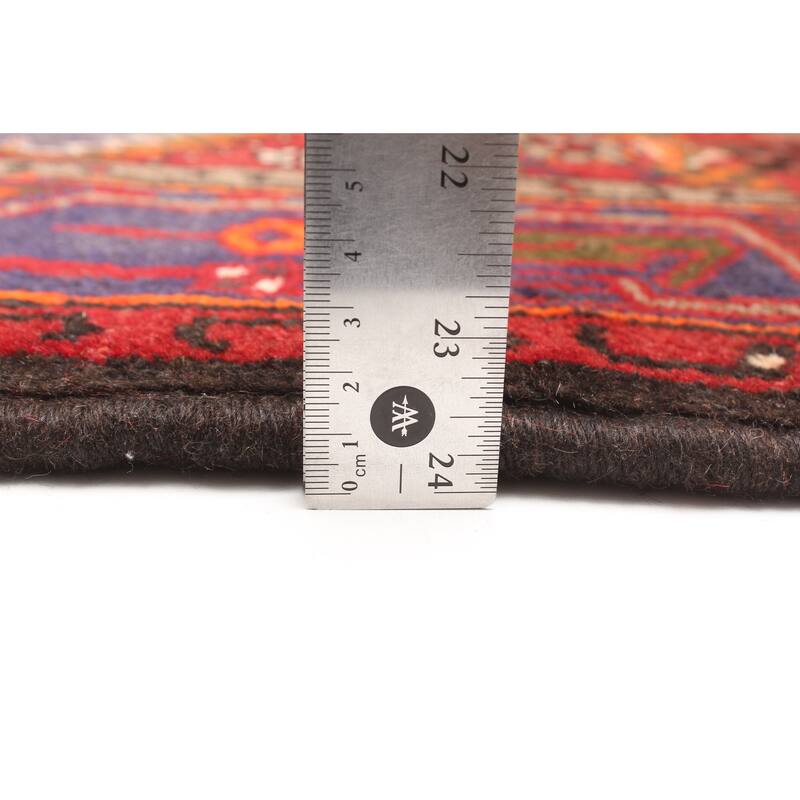 ECARPETGALLERY Hand-knotted Andelz Red Wool Rug - 4'1 x 6'6