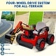 preview thumbnail 20 of 19, Ride On Excavator for Kids, 4WD Electric Excavator Toy, 12V Batter