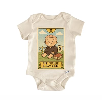 Future Lawyer Tarot - Baby Bodysuit