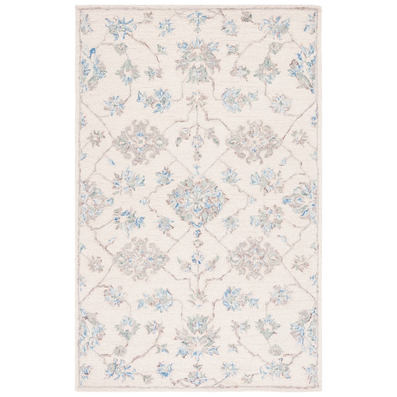 SAFAVIEH Handmade Micro-Loop Burcin Modern Wool Rug