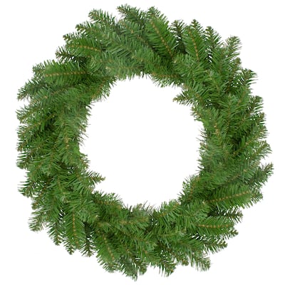 Eastern Pine Artificial Christmas Wreath 24-Inch Unlit - 24"