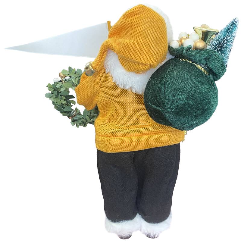 12" Grambling Proud Santa