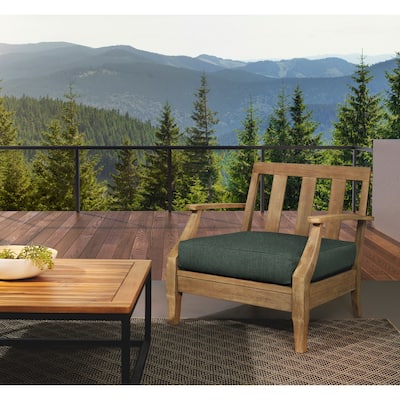 Sorra Home Sunbrella Outdoor Knife Edge Deep Seating Cushion