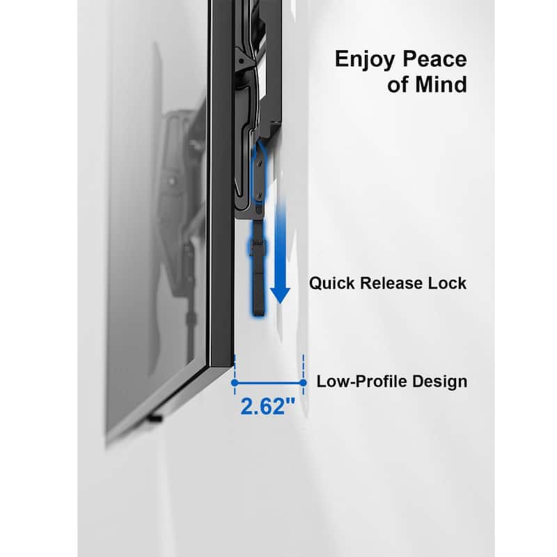 ErgoAV Tilt Mount for TVs 43" to 75"