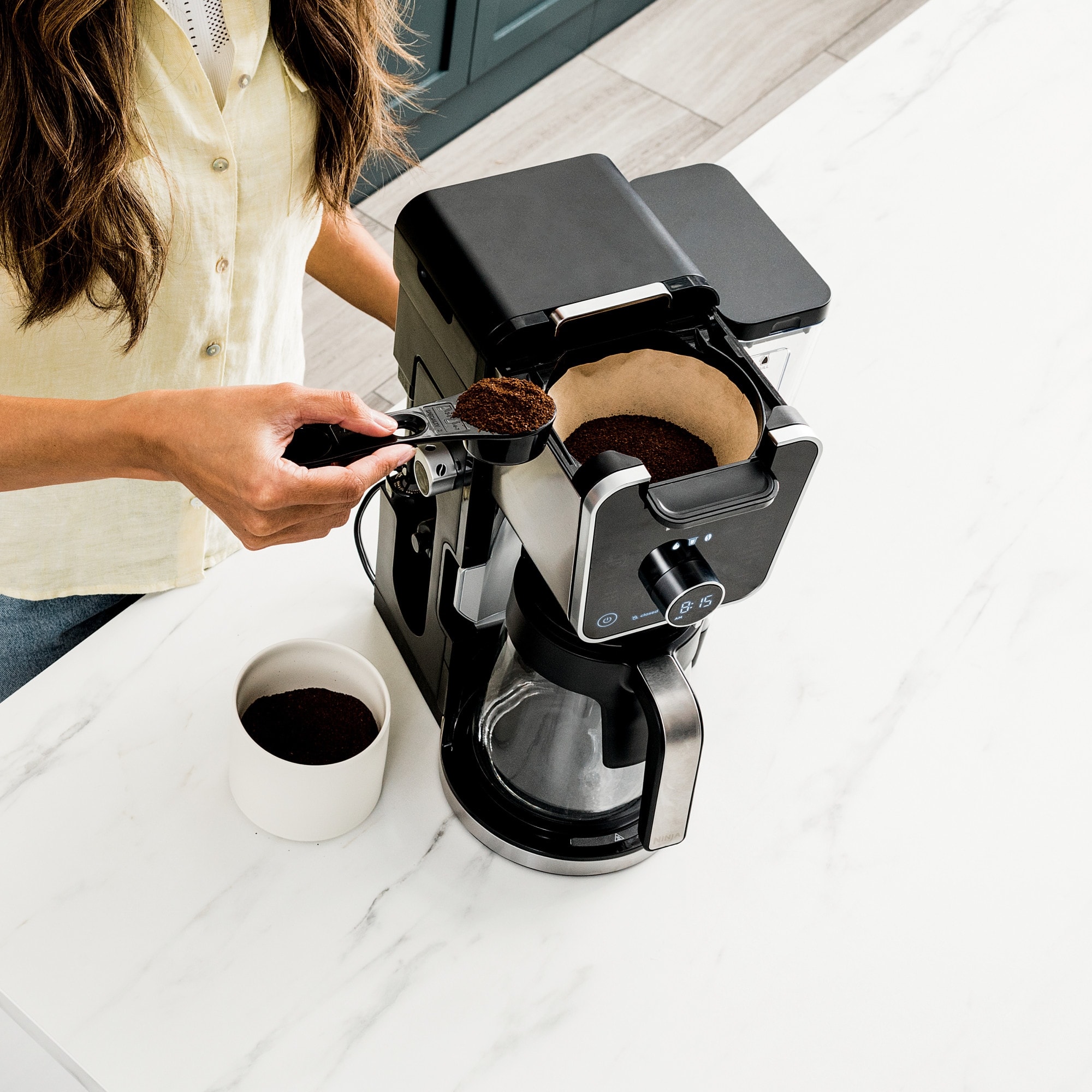 Review Ninja CFP301 DualBrew Pro Brewer with K-Cup Adapter and Frother 