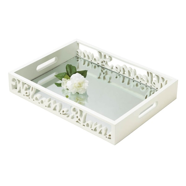 Home Welcome Home Mirror Tray