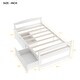 preview thumbnail 27 of 34, Twin Platform Kids Bed with 2-Drawers, Space-Saving Pine Wood Frame, Espresso