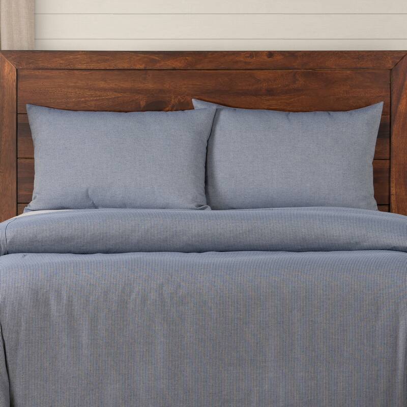 Smithsonian Redeem Stripe Eco-friendly Duvet Set