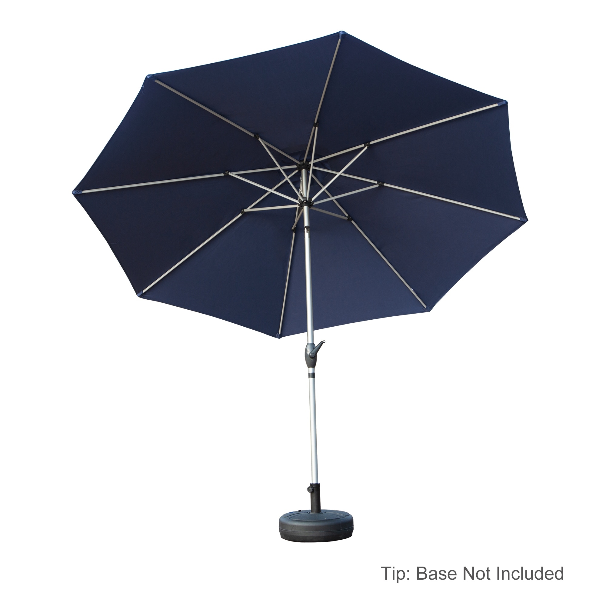 9FT Patio Umbrella, Outdoor Market Umbrella with Push Button Tilt and Crank