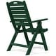 preview thumbnail 5 of 11, Coastline Patio Folding Highback Dining Chair Set of 2