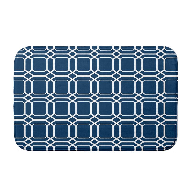 O the Fun Bath Mat - 21 x 34 - Blue
