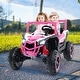 preview thumbnail 7 of 48, 2-Seater Kids Ride on UTV with 2.4G Remote Control for over 3 Years Old Children - 49.5" x 32" x 31.5" (L x W x H)