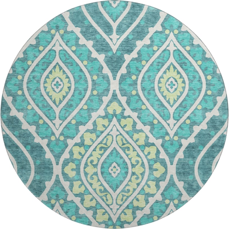 Premium Washable Super Soft Diamond Medallions Mayfield Rug