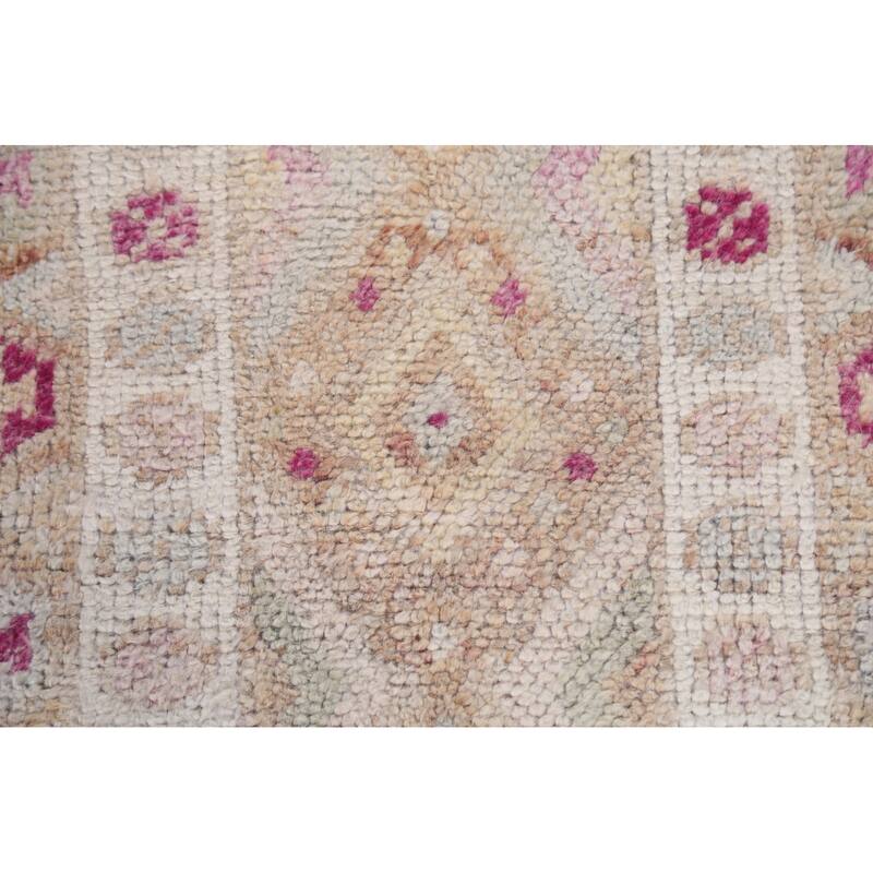 Clearance Antique Look Anatolian Oriental Wool Runner Rug Hand-knotted - 3'1" x 12'9"