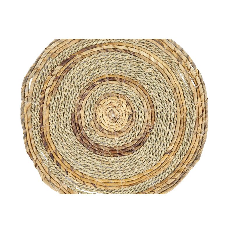 Dried Plant Place Setting Accessories - Set of 4 Black or Light Brown - Roche River Decor