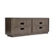 preview thumbnail 7 of 71, Wave Textured Modern Sideboard Cabinet
