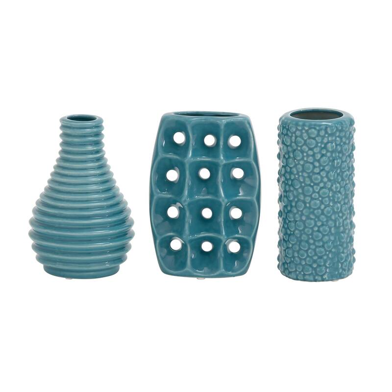 Stoneware Modern Vase (Set of 3)