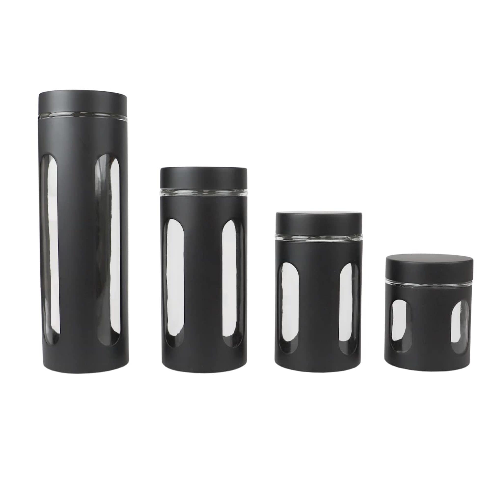 Home Basics Stainless Steel Canister Set of 4