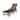 POLYWOOD  Nautical Outdoor Chaise Lounge with Arms, Stackable