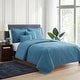 preview thumbnail 21 of 30, Empyrean Bedspread Quilt Set - Grid Weave Pinsonic Lightweight Coverlet Set
