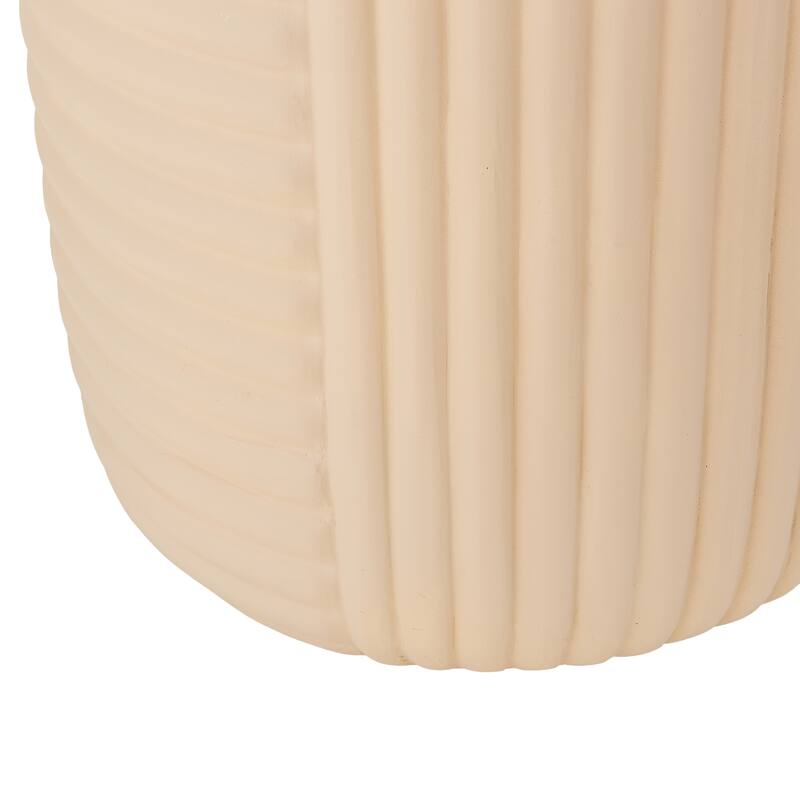 Christopher Knight Home - Aurelia Outdoor Cream MGO Side Table - Creamy Beige