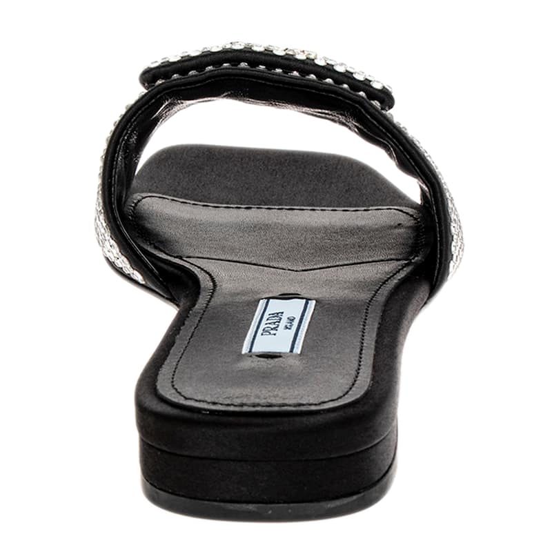 Prada Crystal Embellished Slide