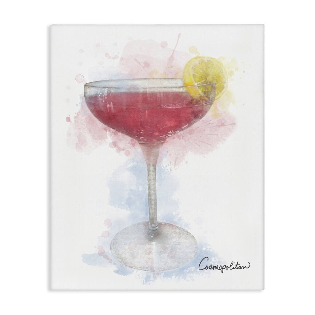Stupell Soft Faded Cosmopolitan Canvas Wall Art Design By Matthew Piotrowicz
