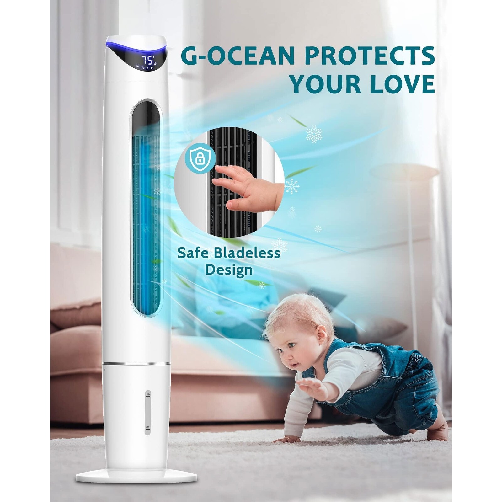 Portable Fan Ac Unit DORTALA Evaporative Air Cooler, 3-in-1