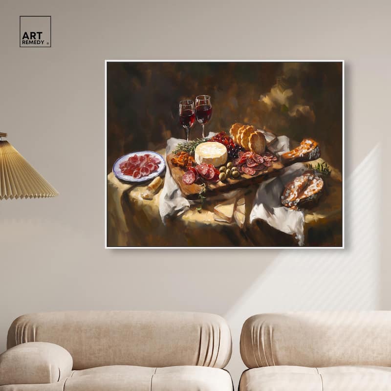 Art of Charcuterie Canvas by Art Remedy