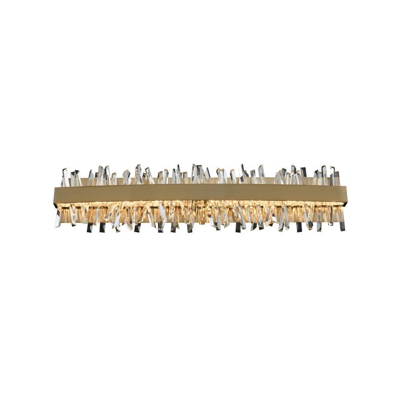 Allegri 030233 Glacier 2 Light 32" Wide ADA LED Bath Bar - Brushed Champagne Gold