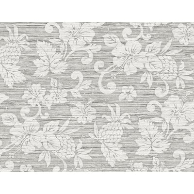 Seabrook Designs Juno Island Floral Unpasted Wallpaper