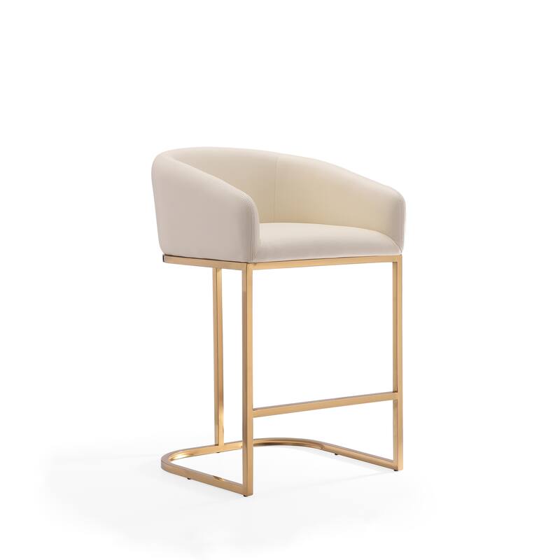Ceets Chic and Elegant Louvre Counter Stool - Cream