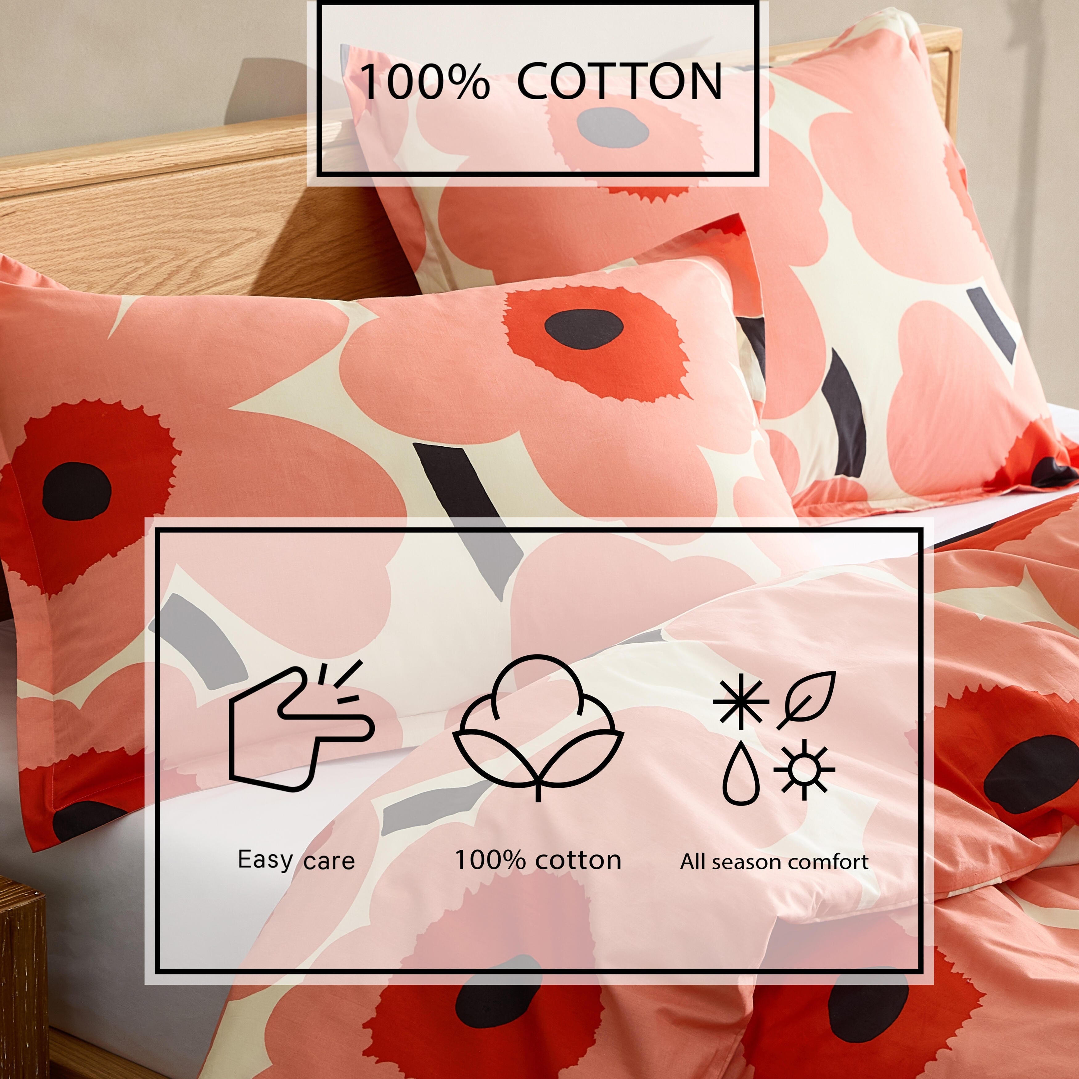 Marimekko Unikko Cotton Reversible Comforter Set - Overstock