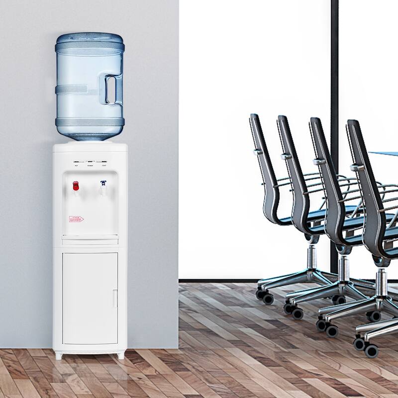 Gymax 5 Gallon Top Loading Hot & Cold Water Dispenser Cooler w/