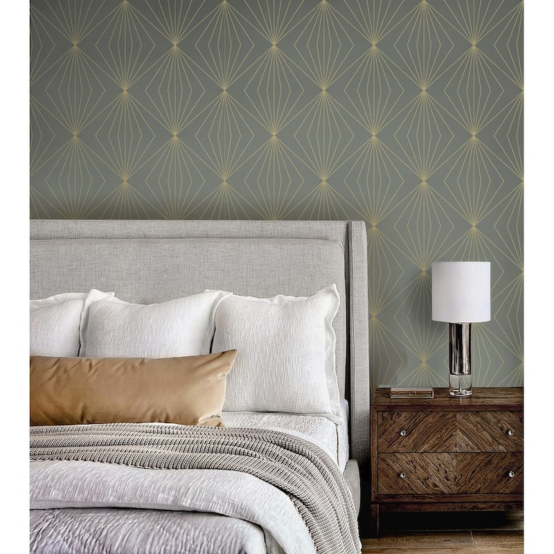NextWall Gem Geometric Peel and Stick Wallpaper