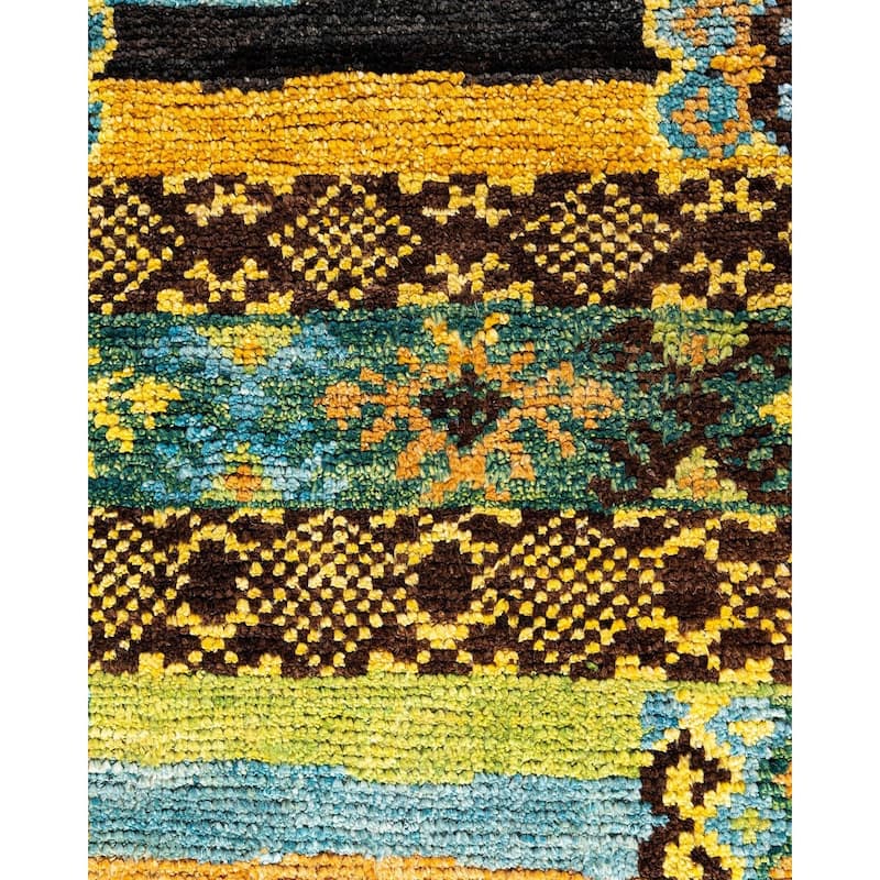 Overdyed, One-of-a-Kind Handmade Area Rug - Multi - 4' 5" x 6' 2"