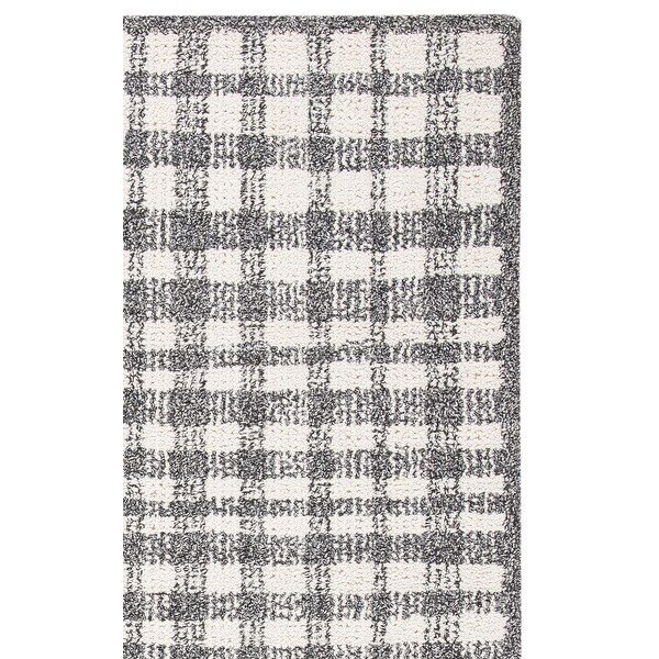 シラク SAFAVIEH Handmade Abstract Zilia Checkered Wool Rug - On Sale