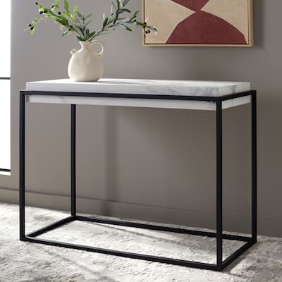 SAFAVIEH Home Collection Edgefield Console Table - 41" W x 17" D x 32" H